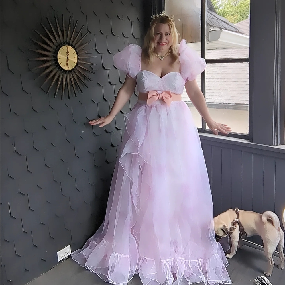 Elegant Pink Maxi Dress